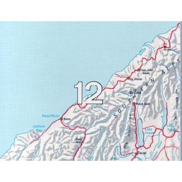 Carte topographique Mount Cook 1:250 000 / Survey & Information