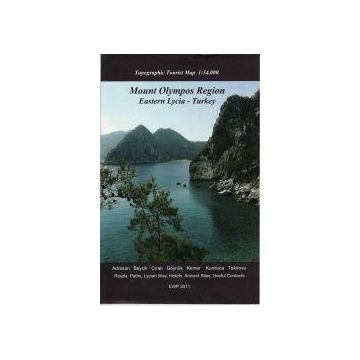 Carte topographique Eastern Lycia - Mount Olympos 1:54 000 / EWP