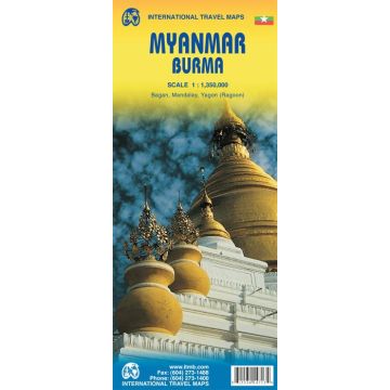 Carte routière Myanmar Burma 1:1 350 000 / ITMB
