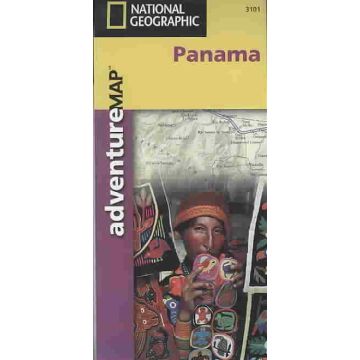 Panama 1:475 000 Adventure Map / National Geographic