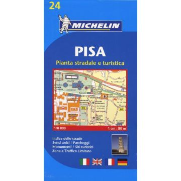 Plan de ville Pisa 1:8 000 / Michelin