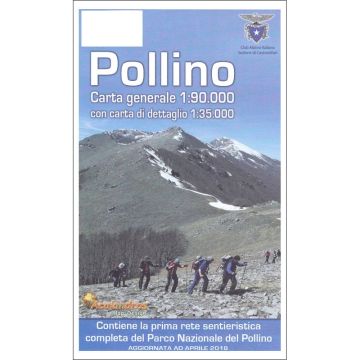 Carte de randonnée Pollino 1:90 000 / 1:35 000 / Acalandros