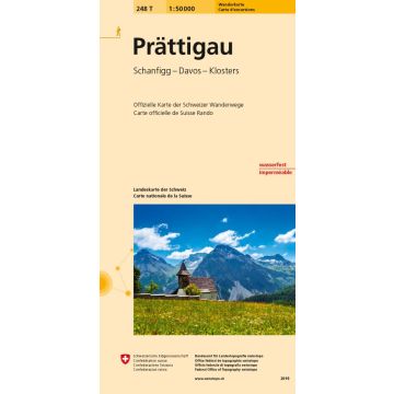 248 T Prättigau Carte d'excursions 1:50 000