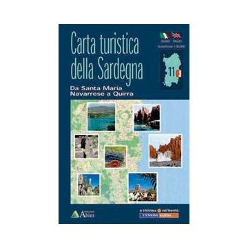 Carte de randonnée Sardegna 11 Santa Maria Navarrese a Quirra 1:60 000 / Abies