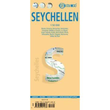 Carte routière Seychelles 1:50 000 / Borch 