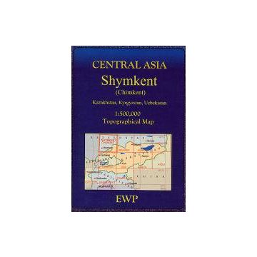 Carte topographique Shymkent Chimkent 1:500 000 / EWP