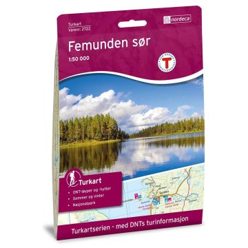 Carte de randonnée Turkart 2722 Femunden Sor 1:50 000 / Nordeca