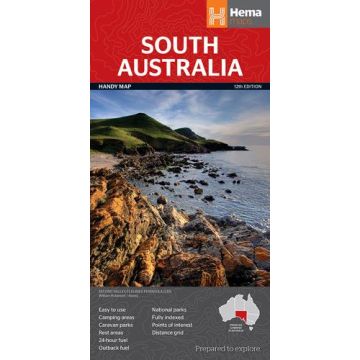 Carte routière South Australia 1:1 700 000 / Hema