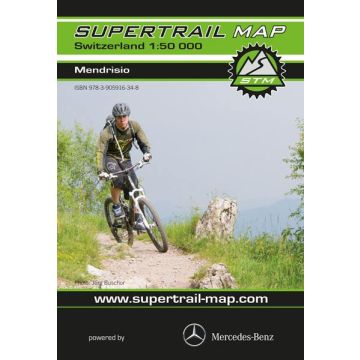Bikekarte Supertrail Map Mendrisio