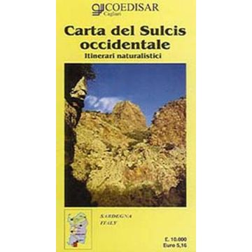 Carte de randonnée Sardegna 02 Western Sulcis 1:50 000 / Coedisar