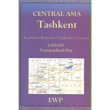 Carte topographique Tashkent 1:500 000 / EWP