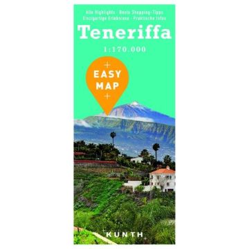 Strassenkarte Teneriffa 1:170 000 / Kunth