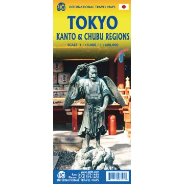 Plan de ville Tokyo 1:15 000 / Carte routière Kanto & Chubu 1:600 000 / ITMB