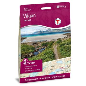 Carte de randonnée Turkart 2671 Vagan 1:50 000 / Nordeca