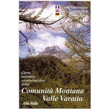 Carte topographique Comunita Montana Valle Varaita - Alta Valle 1:30 000 / Abies