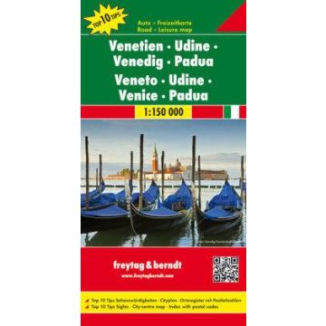 Carte routière Vénétie 1:150 000 / Freytag & Berndt