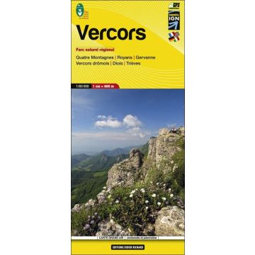 Carte de randonnée Vercors 1:60 000 / Libris Nr. 10 