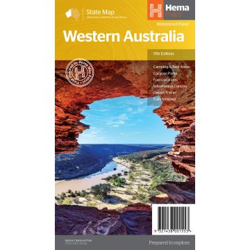 Carte routière Western Australia 1:2 500 000 / Hema