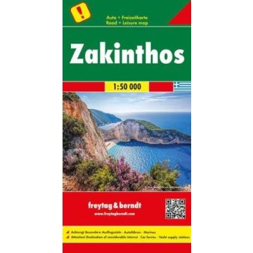 Carte routière Zante 1:50 000 / Freytag & Berndt