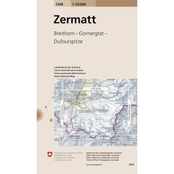 1348 Zermatt 1:25 000 / Swisstopo
