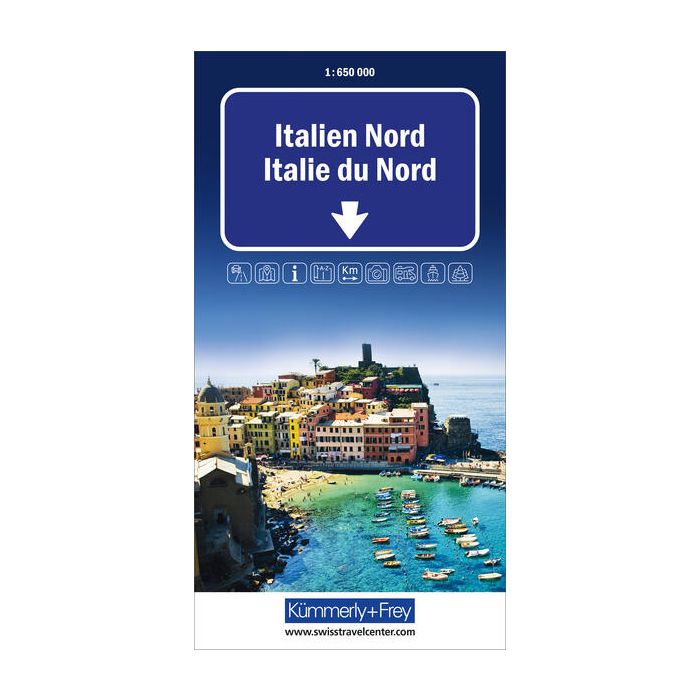 Strassenkarte Italien Nord Kümmerly & Frey hajk.ch