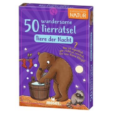 50 wundersame Tierrätsel - Tiere der Nacht / Moses