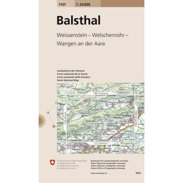 1107 Balsthal 1:25 000 / Swisstopo