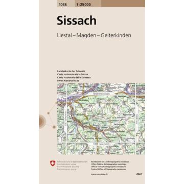 1068 Sissach 1:25 000 / Swisstopo