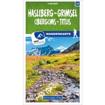 Wanderkarte 32 Hasliberg Grimsel 1:40 000 / Kümmerly & Frey