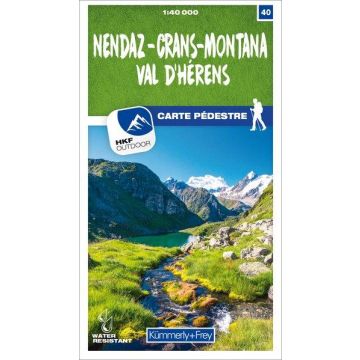 Wanderkarte 40 Nendaz -Crans - Montana 1:40 000 / Kümmerly & Frey