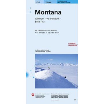 273 S Montana Carte de randonnée à ski 1:50 000