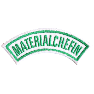 Abzeichen Mädchen Materialchefin