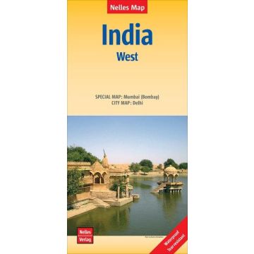 Strassenkarte India West 1:1 500 000 / Nelles
