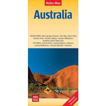 Strassenkarte Australia 1:4 500 000 / Nelles