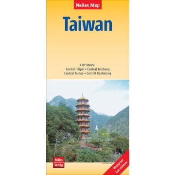 Carte routière Taiwan 1:400 000 / Nelles
