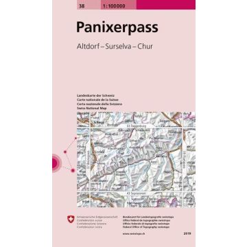 38 Panixerpass 1:100 000 / Swisstopo