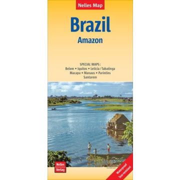 Strassenkarte Brazil Amazon 1:2 500 000 / Nelles