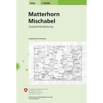 5006 Matterhorn - Mischabel 1:50 000 / Swisstopo