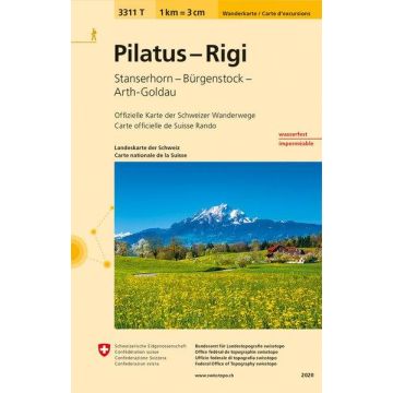 3311 T Pilatus Rigi Carte d'excursions 1:33 333