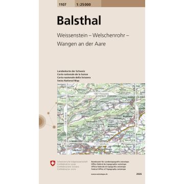 1107 Balsthal 1:25 000 / Swisstopo