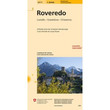 277 T Roveredo Wanderkarte 1:50 000 