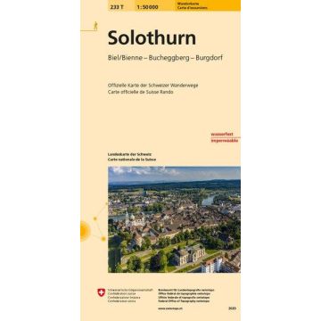 233 T Solothurn Carte d'excursions 1:50 000