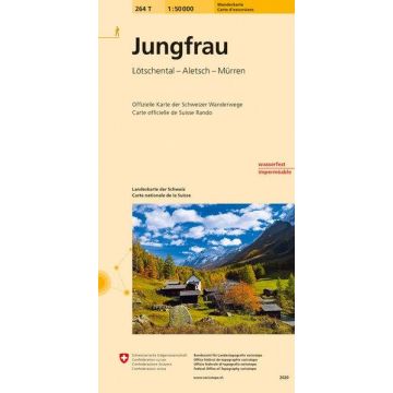 264 T Jungfrau Wanderkarte 1:50 000 
