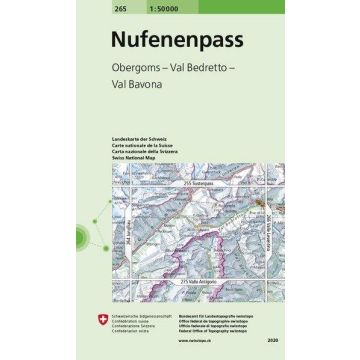 265 Nufenenpass 1:50 000 / Swisstopo
