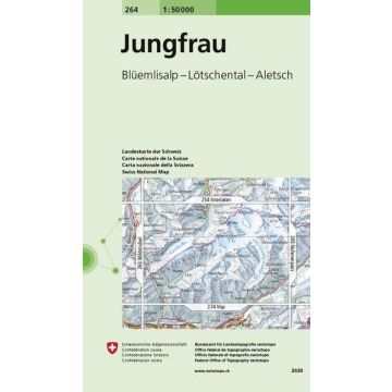 264 Jungfrau 1:50 000 / Swisstopo