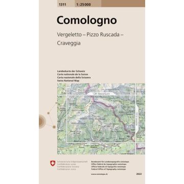 1311 Comologno 1:25 000 / Swisstopo