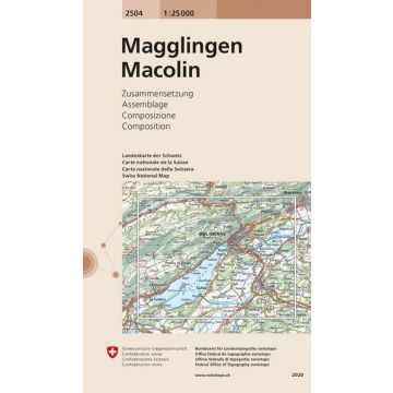 2504 Magglingen Macolin 1:25 000 / Swisstopo