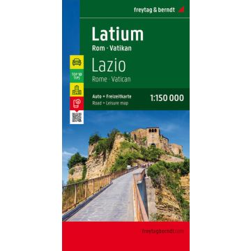 Strassenkarte Latium 1:150 000 / Freytag & Berndt