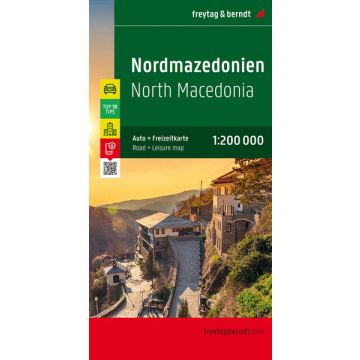 Strassenkarte Nordmazedonien 1:200 000 / Freytag & Berndt