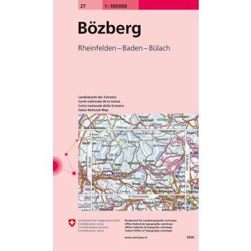 27 Bözberg 1:100 000 / Swisstopo